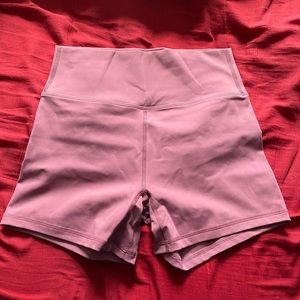 Til you collapse rose gold shorts
